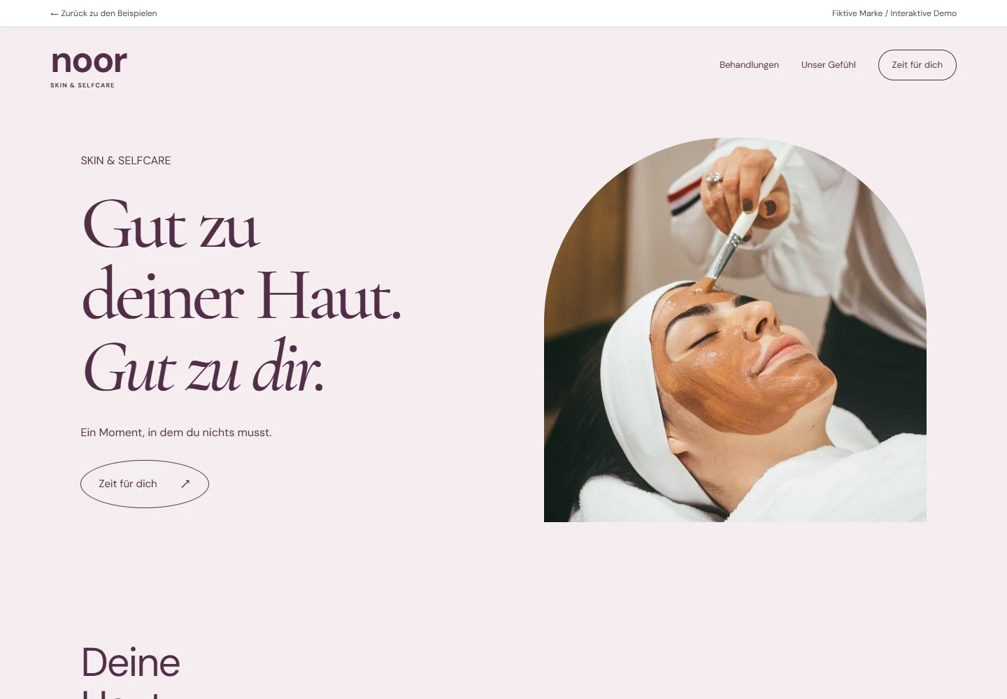 NOOR – Website-Vorschau